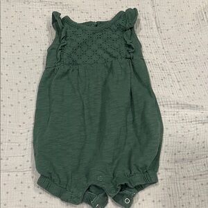 Carter's Green Eyelet One Piece